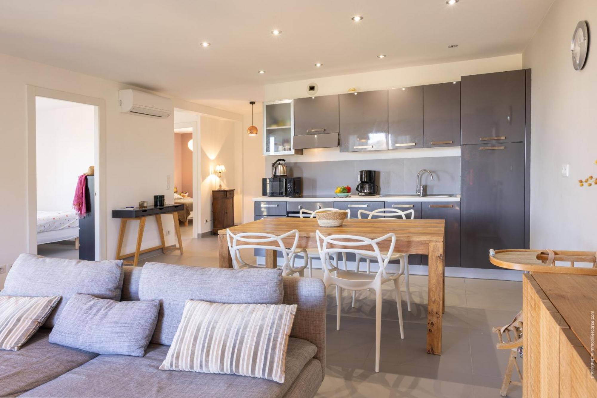 Appartement Vue Mer Fromontica Сен-Флоран Екстер'єр фото