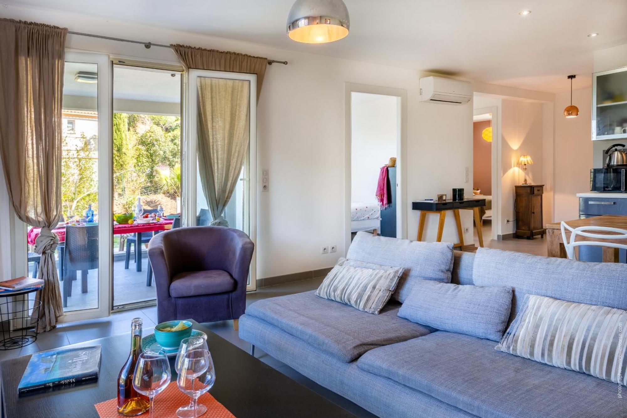 Appartement Vue Mer Fromontica Сен-Флоран Екстер'єр фото