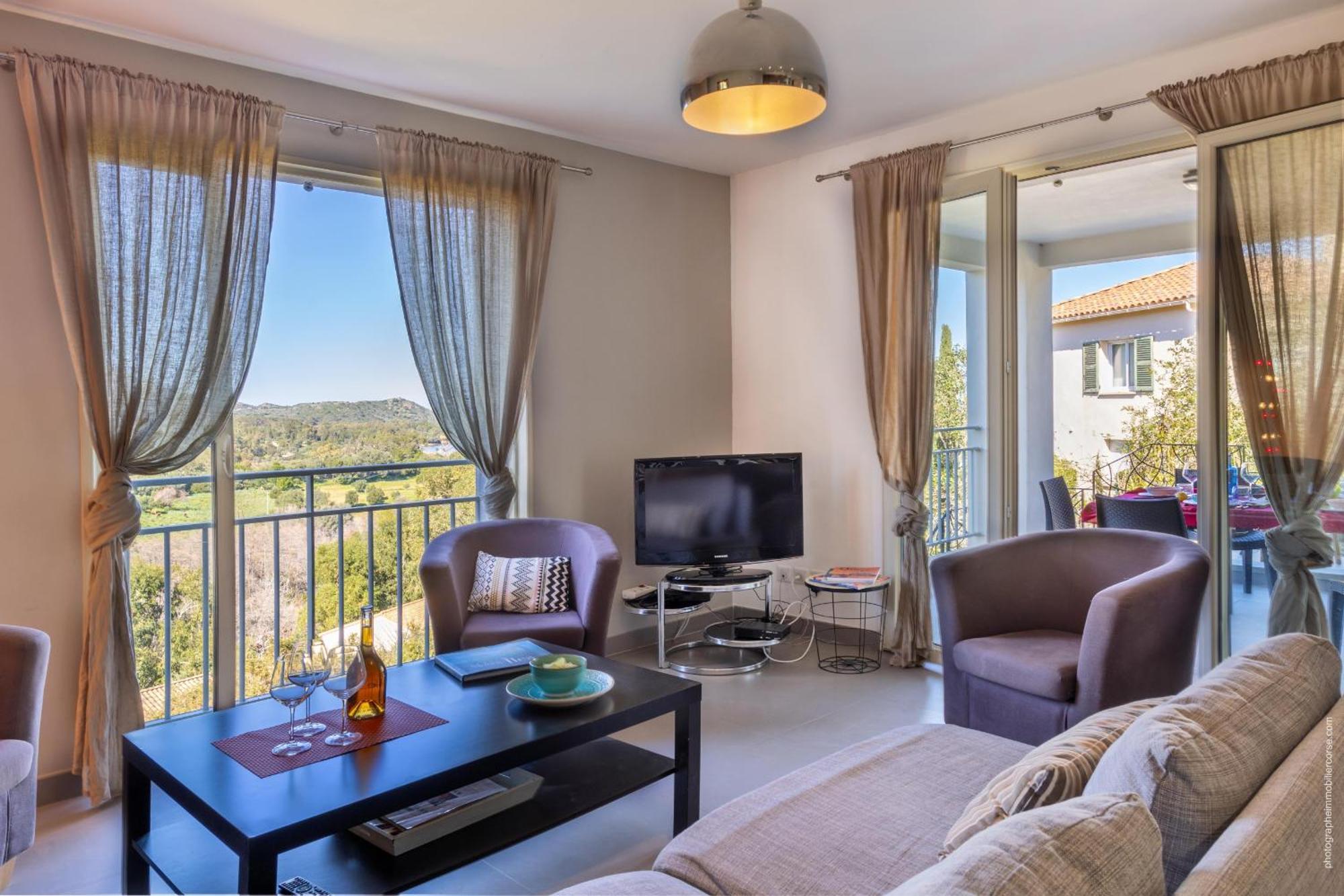 Appartement Vue Mer Fromontica Сен-Флоран Екстер'єр фото